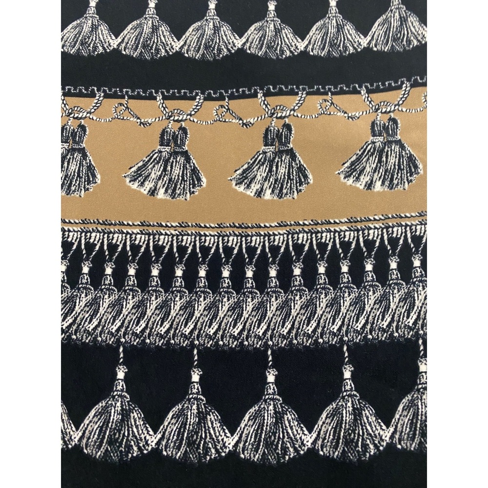 Max Mara Weekend Size 2 Tassel Printed Colorblock 3/4 Sleeve Shift Dress Short - Picture 4 of 8